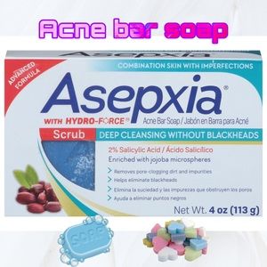 2 Pack Asepxia Scrub Cleansing Bar, 4 oz